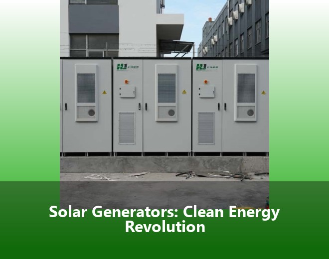 Solar Generators: Clean Energy Revolution